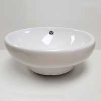 Synergy Cirque 380mm White Countertop Basin