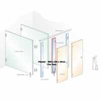 RapidFit MFC - CPil 250 Pilaster Pack - 1800 x 250 x 18mm