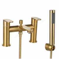 Ripley Bath Shower Filler Tap - Brushed Brass - Signature