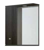 650mm Bathroom Mirror Cabinet With Lights - Bodega Grey - Elation Ikoma