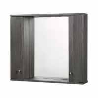 Elation Ikoma - 850mm Mirror Cabinet - Bodega Grey