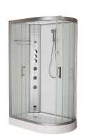 Vidalux Hydro Plus 1200 Hydro Massage Shower Cabin - 1200 x 800mm - Right Hand