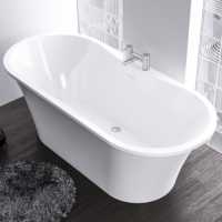 Beaufort Margravine 1660 x 730 White Freestanding Bath