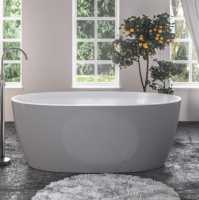 Beaufort Wandsworth 1495 x 725 Grey Freestanding Bath