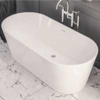 Beaufort Margravine 1660 x 730 Grey Freestanding Bath