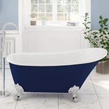 Beaufort Richmond 1620 x 690mm White Tradtional Freestanging Bath