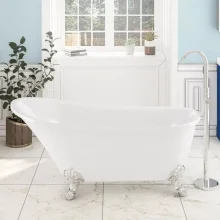 Beaufort Chesham 1524 x 813mm Matt Copper Freestanding Bath