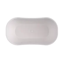 Beaufort Sandford 1600 x 740mm White Double Ended Freestanding Bath