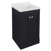 Hardwick 500mm 2 Door Square Basin Vanity Unit - Anthracite