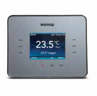Warmup 3iE Underfloor Heating Thermostat Silver Grey