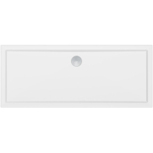 Deluxe 1800 x 800mm Rectangular Shower Tray and Free Chrome Waste