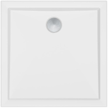 Deluxe 900 x 900mm Square Shower Tray and Free Chrome Waste