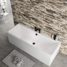 Beaufort Malin 1800 x 800mm Beauforte Reinforced Single Ended Bath