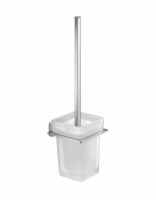 Atena Glass Wall Mounted Toilet Brush Holder - Origins Living