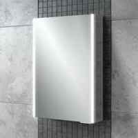 HIB Xenon 50 LED Aluminium Bathroom Mirror Cabinet