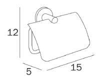 Inda Touch Toilet Roll Holder - A46250CR