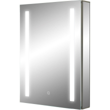 Comrie 500 1-Door LED Aluminium Mirror Cabinet 