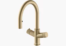 Scudo KoGE 4 in 1 Brass Pull Out Boiling Water Kitchen Tap & Boiler