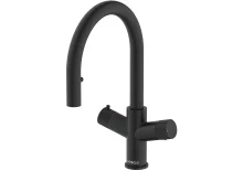 Scudo KoGE 4 in 1 Black Pull Out Boiling Water Kitchen Tap & Boiler