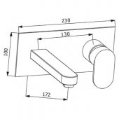 Balfron Waterfall Bath Shower Mixer Tap - Highlife Bathrooms