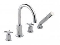Francis Pegler Xia Four Hole Bath Shower Mixer Tap - Product Discontinued