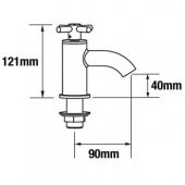 Francis Pegler Xia Twin Basin Taps (Pair)