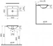 VitrA S50 Round 4 Piece Toilet & Basin Set