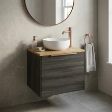 Abacus S3 Concepts Wall Hung Vanity Unit 600mm - Matt Ocean Blue