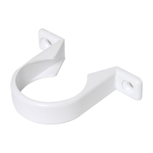 ABS 40mm Pipe Clip - White