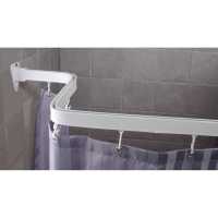 Easy Shower Curtain Track - Euroshowers