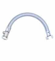 3/4" x 15mm - 300mm - Braided Flexi Hose With Isolation Valve - Viva Sanitary