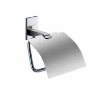 Maine Toilet Roll Holder with Flap - Chrome