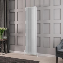 Eastbrook Rivassa 3 Column Radiator in Gloss White - 1800 x 473mm