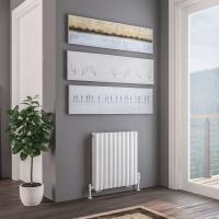 Tunstall Double 600 x 471 Radiator Matt White