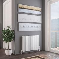 Tunstall Double 600 x 648 Radiator Matt White