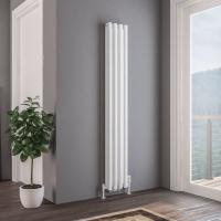 Tunstall Double 1600 x 600 Towel Radiator Matt Black