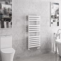 Tunstall Double 800 x 600 Towel Radiator Matt White