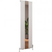 Tunstall Mirror 1800 x 500 Radiator Matt White