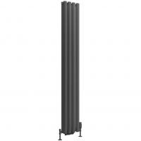 Tunstall Double 1800 x 280 Radiator Matt Anthracite