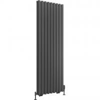 Tunstall Double 1800 x 630 Radiator Matt Anthracite