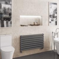 Tunstall Double 560 x 1000 Designer Radiator Matt White