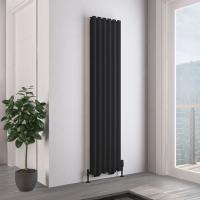 Tunstall Double 1800 x 350 Radiator Matt Black