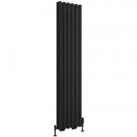 Tunstall Double 1800 x 420 Radiator Matt Black