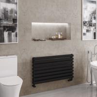 Tunstall Double 1600 x 600 Towel Radiator Matt Anthracite