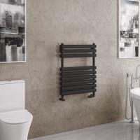 Tunstall Double 800 x 500 Towel Radiator Matt Black