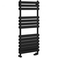 Tunstall Double 1200 x 500 Towel Radiator Matt Black