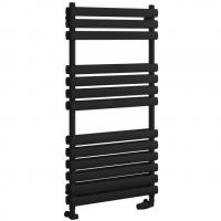 Tunstall Double 1200 x 600 Towel Radiator Matt Black