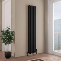 Tunstall Double 1800 x 280 Radiator Matt Black