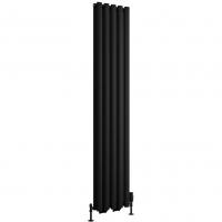 Tunstall Double 1800 x 350 Radiator Matt Black