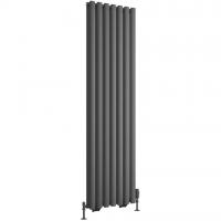 Tunstall Double 1800 x 490 Radiator Matt Anthracite